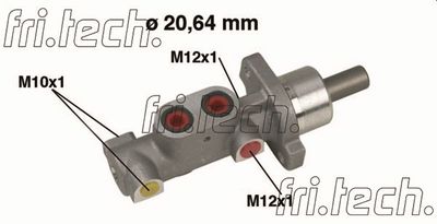 Главный тормозной цилиндр fri.tech. PF273 для PEUGEOT 206