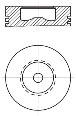 Zuiger - 0083100 - MAHLE