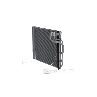 CONDENSATOR CLIMATIZARE NISSENS 940978 8