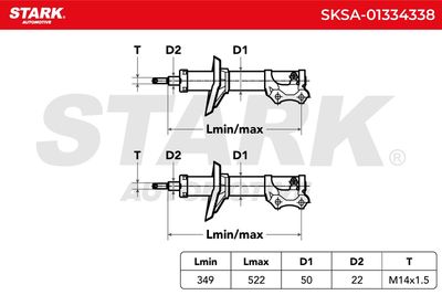 амортисьор STARK SKSA-01334338