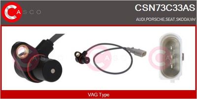 Generátor impulsů, klikový hřídel CASCO CSN73C33AS