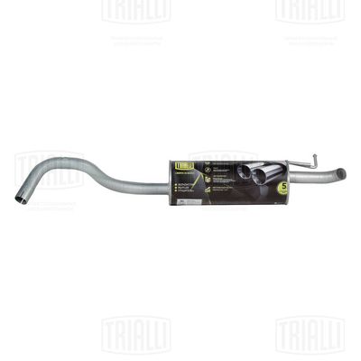 TRIALLI EMM 1807 Глушитель выхлопных газов  для VW POLO V седан (602, 604, 612, 614) 1.6