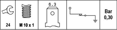 Oil Pressure Switch 6ZL 003 259-641