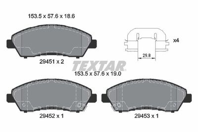 Remblokken set Achter/Voor , past: FUSO (MITSUBISHI) CANTER VII (FB7_, FE7_, FB8_, FE8_), CANTER VIII (FEA_, FEB_, FEC_, FGB_) 3.0D 08.06-06.24