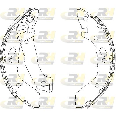 Комплект тормозных колодок ROADHOUSE 4401.00 для HYUNDAI PONY