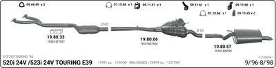 Układ wydechowy IMASAF 511000091