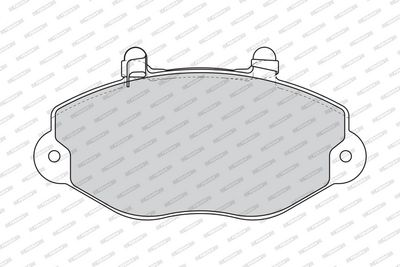 BREMSBELAGSATZ SCHEIBENBREMSE FERODO FVR1339 1
