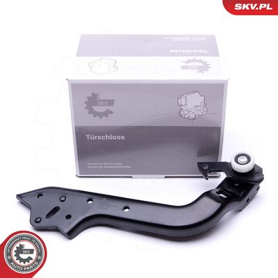 Ritinėlio kreiptuvas, atstumiamos durys