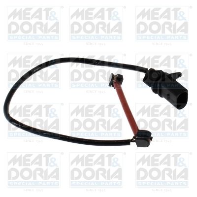 Styk ostrzegawczy, zużycie okładzin hamulcowych MEAT & DORIA 212196