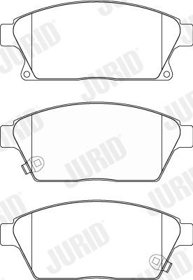 Brake Pad Set, disc brake 573325JC