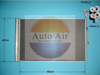 Condenser, air conditioning Auto Air Gloucester 16-6228