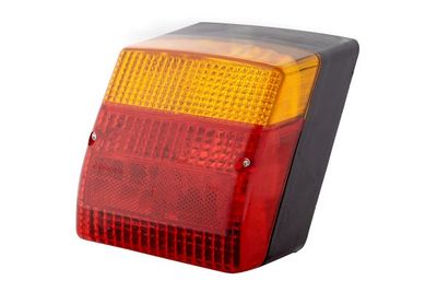 Achterlicht Rechts (P21W/R5W, 12V, geel/red, met indicator, met stoplicht, parkeerlicht, reflector) past: CASE IH 100, 110, 120, 130, 150, 78, 86, 94, 1135, 1145, 1155, 1170, 1190, 170