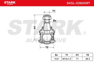 Шарнири STARK SKSL-0260097