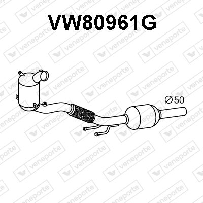RUß-/PARTIKELFILTER ABGASANLAGE VENEPORTE VW80961G