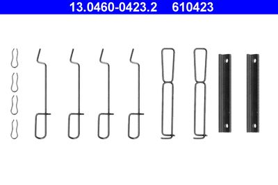Комплектующие, колодки дискового тормоза ATE 13.0460-0423.2 для RENAULT TWINGO