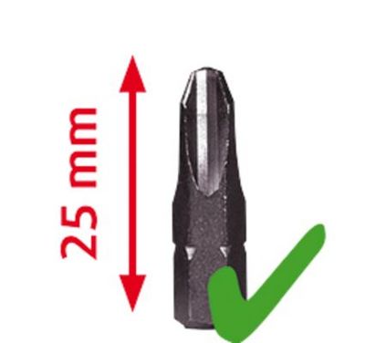 Komplet, umetak odvijača (bitovi) KS TOOLS BT053100