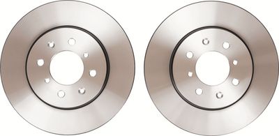 Brake disc Voor Links/Rechts past: HONDA CITY IV, CITY V, JAZZ II 1.2-1.5 03.02-12.13