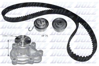 Водяной насос + комплект зубчатого ремня DOLZ KD137 для CHEVROLET TRAX