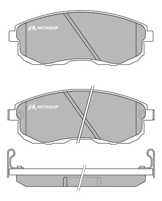 Комплект тормозных колодок, дисковый тормоз MOTAQUIP LVXL622 для INFINITI I35