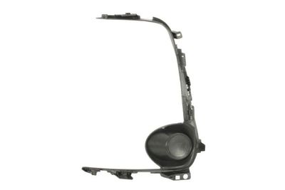 Voorbumper afdekking Voor Rechts (plastic, zwart) past: TOYOTA COROLLA SDN E21 Saloon 03.19-05.22