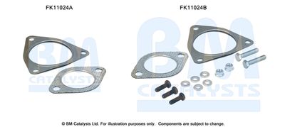 Monteringssæt, sod-/partikelfilter BM Catalysts FK11024