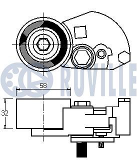 ROLA INTINZATOR CUREA DISTRIBUTIE RUVILLE 541674 1