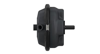 Siłownik hamulcowy (hamulce tarczowe) Typ 24. Długość tłoczyska 15 mm. Z mieszkiem gumowym. Wydatek siły: 8500 N / 6 bar