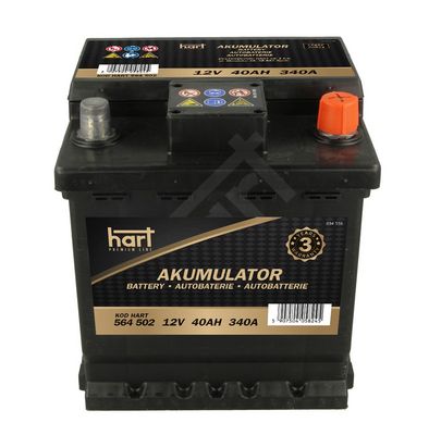 AKUMULATOR 40AH 340A 175X175X190/P+/PREM