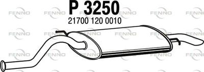 FENNO P3250 Глушитель выхлопных газов  для LADA PRIORA (Лада Приора)
