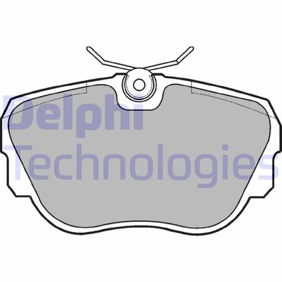 Комплект тормозных колодок, дисковый тормоз DELPHI LP596 для BMW Z1