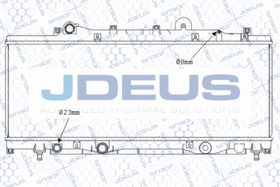Радиатор, охлаждение двигателя JDEUS M-0110320 для FIAT PUNTO