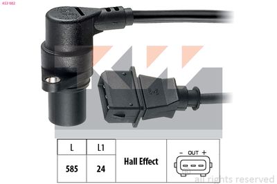 Generátor impulsů, klikový hřídel KW 453 082