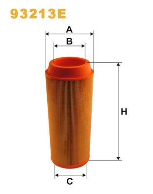 Vzduchový filtr WIX FILTERS 93213E