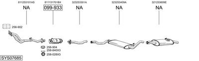 SISTEM DE ESAPAMENT BOSAL SYS07685