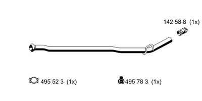 Rura wydechowa ERNST 522557