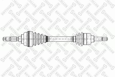 Приводной вал STELLOX 158 1008-SX для CITROËN AX