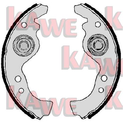 Комплект тормозных колодок KAWE 00900 для FIAT 147