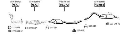 Układ wydechowy ASMET RE101600
