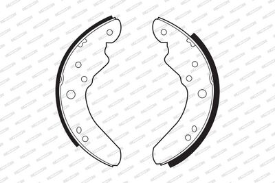 SET SABOTI FRANA FERODO FSB387 1