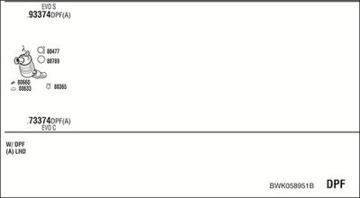 ABGASANLAGE WALKER BWK058951B