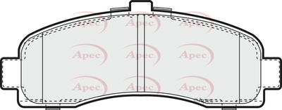 Brake Pad Set APEC PAD800