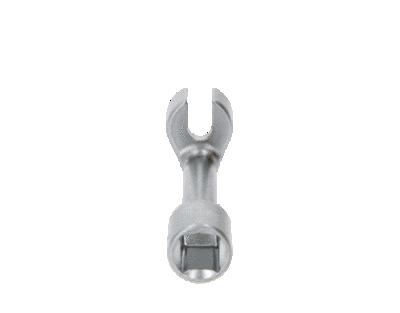 KS Tools Otevřený nástrčný klíč s očkem 1/2", 17 mm 913.1214