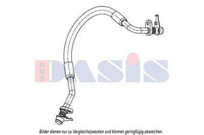 Трубопровод высокого давления, кондиционер AKS DASIS 885908N для CITROËN C5
