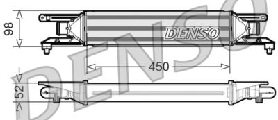 DENSO Ladeluftkühler (DIT01001)