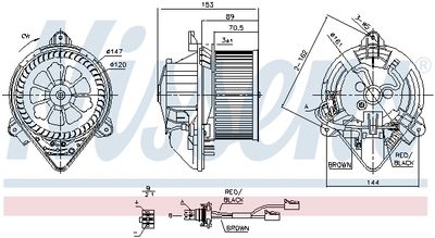 VENTILATOR HABITACLU NISSENS 87053 5