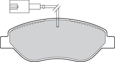 BREMSBELAGSATZ SCHEIBENBREMSE VALEO 302026 1