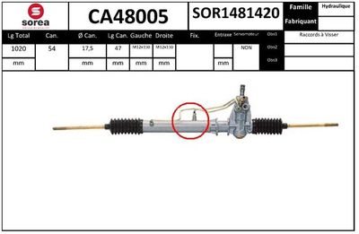 LENKGETRIEBE EAI CA48005