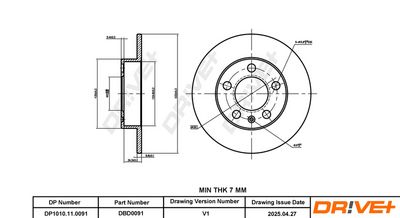 DISC FRANA DR!VE+ DP1010110091 2