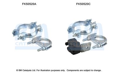 Zestaw montażowy, rura wydechowa BM CATALYSTS FK50520