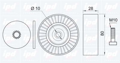 ROLA GHIDARE/CONDUCERE CUREA TRANSMISIE IPD 153398 1
